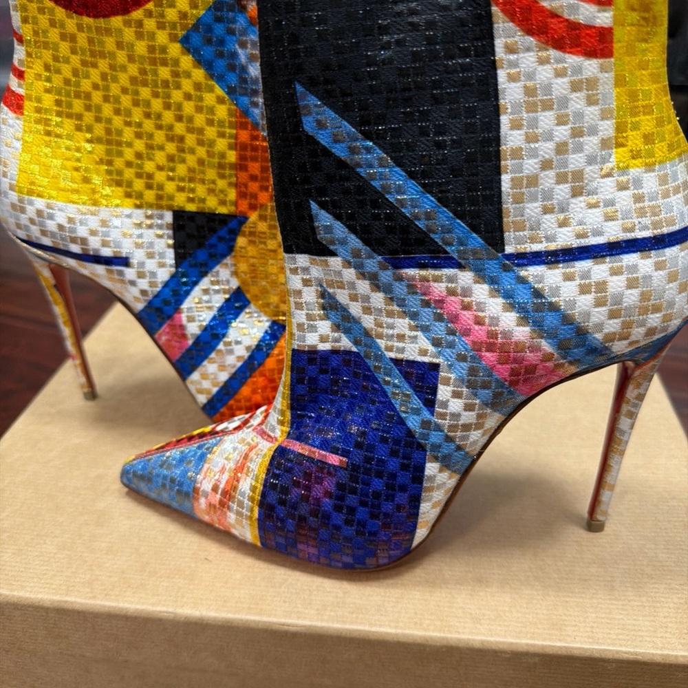 Christian Louboutin Vibrant Patterned Heels